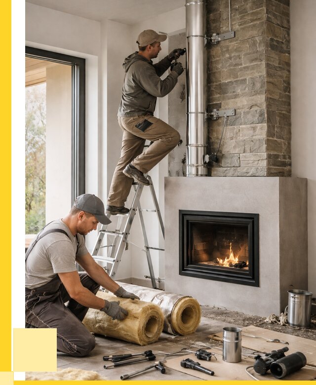 Монтаж дымоходов для каминов в Вичуге от 15239 р. ЭриданВчг