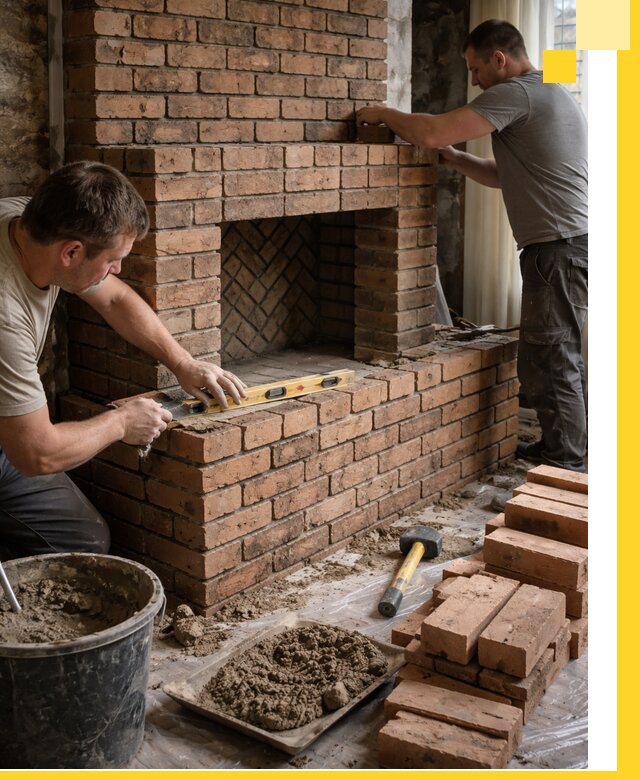 Изготовление и установка кирпичных каминов в Вичуге