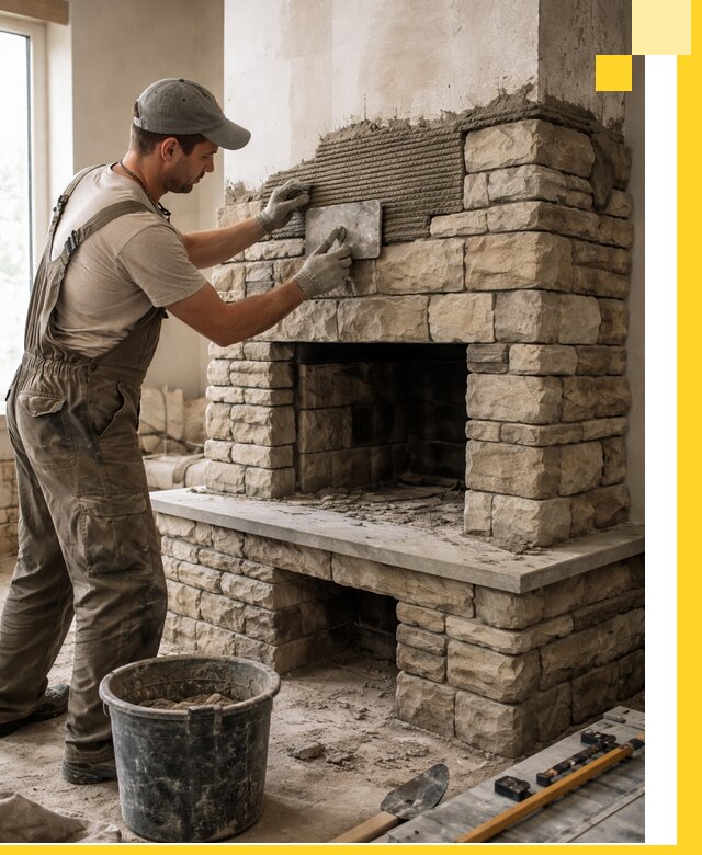 Строительство каминов под ключ в Вичуге от проектирования до монтажа