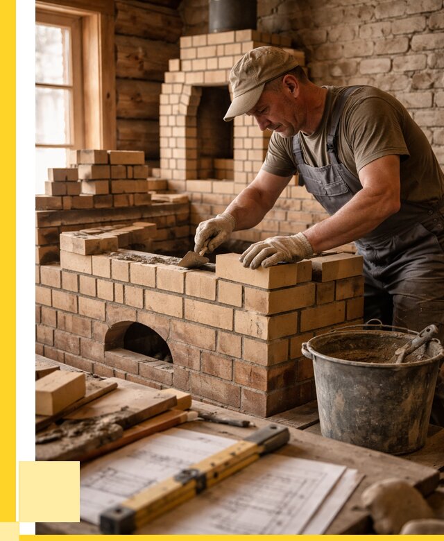 Кладка печей из кирпича в Вичуге цены от 30477 р. - ЭриданВчг