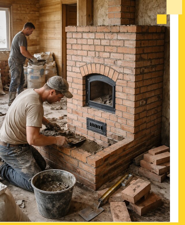 Профессиональное строительство печей в Вичуге под ключ