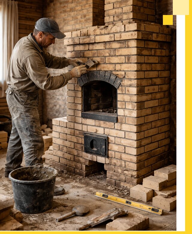 Кирпичные печи под ключ в Вичуге: проектирование и кладка