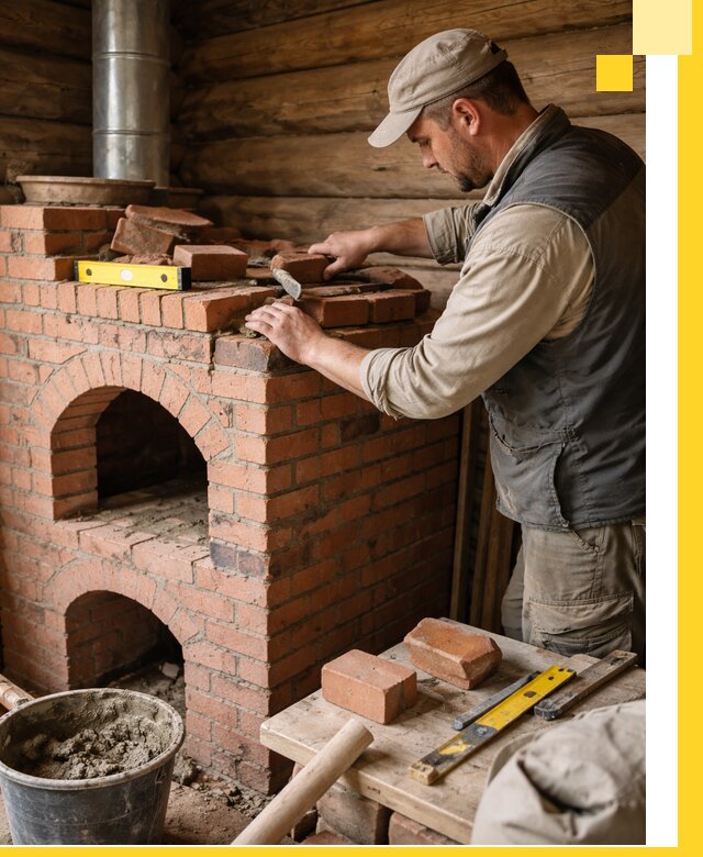 Изготовление и установка русских печей в Вичуге под ключ