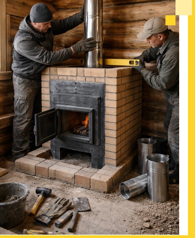 Проектирование, изготовление и установка банных печей в Вичуге