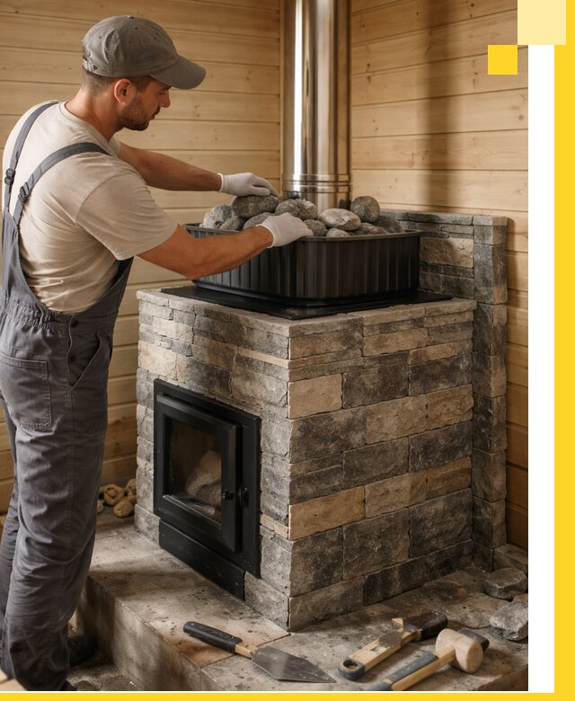 Печи для парной в Вичуге, производство, монтаж и обслуживание