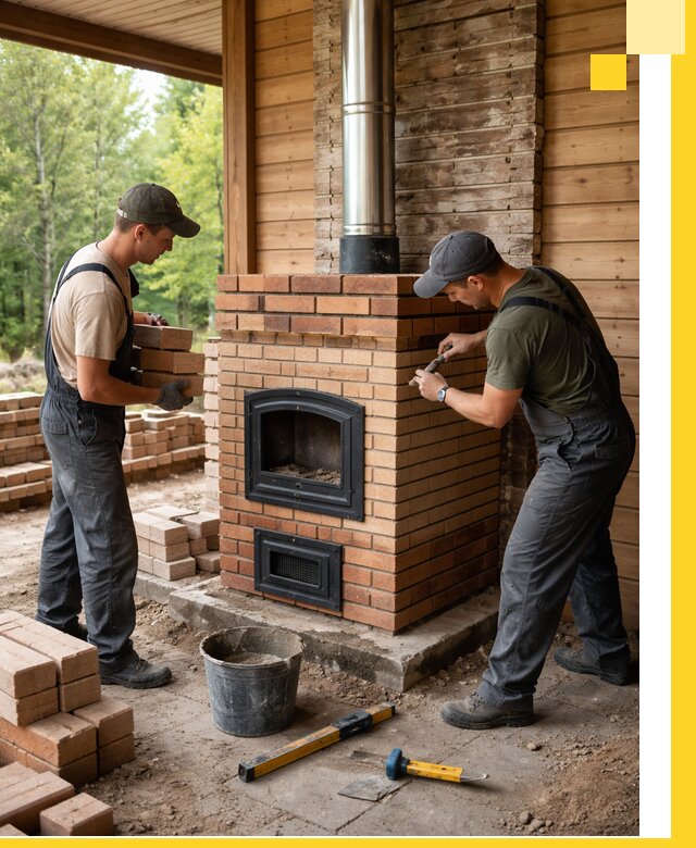 Производство и установка дачных печей под ключ в Вичуге