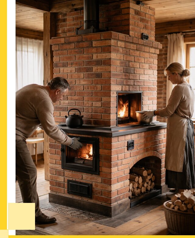 Печи для загородного дома под ключ в Вичуге от 81272 р. | ЭриданВчг