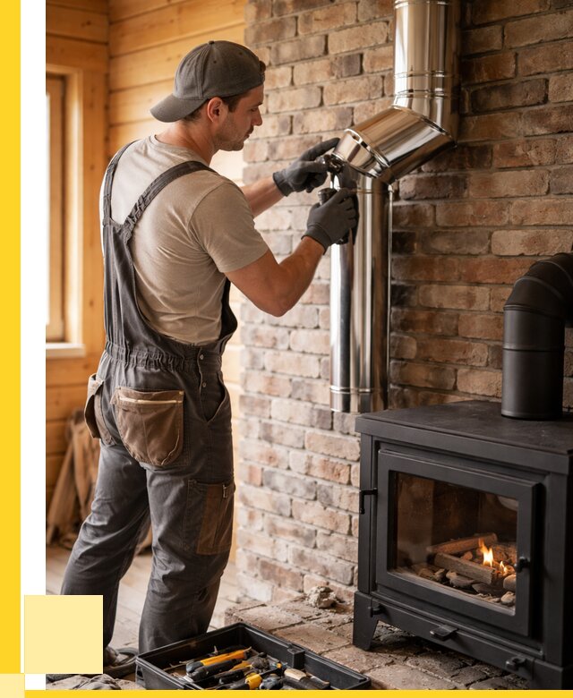 Монтаж дымоходов для печей в Вичуге от 7619 р. | ЭриданВчг