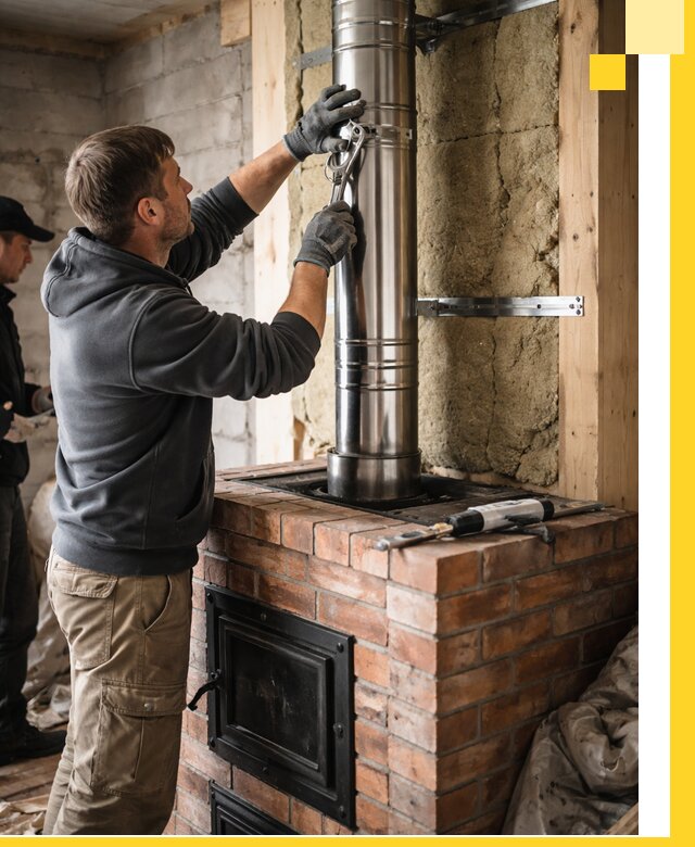 Изготовление и монтаж печей и дымоходов под ключ в Вичуге