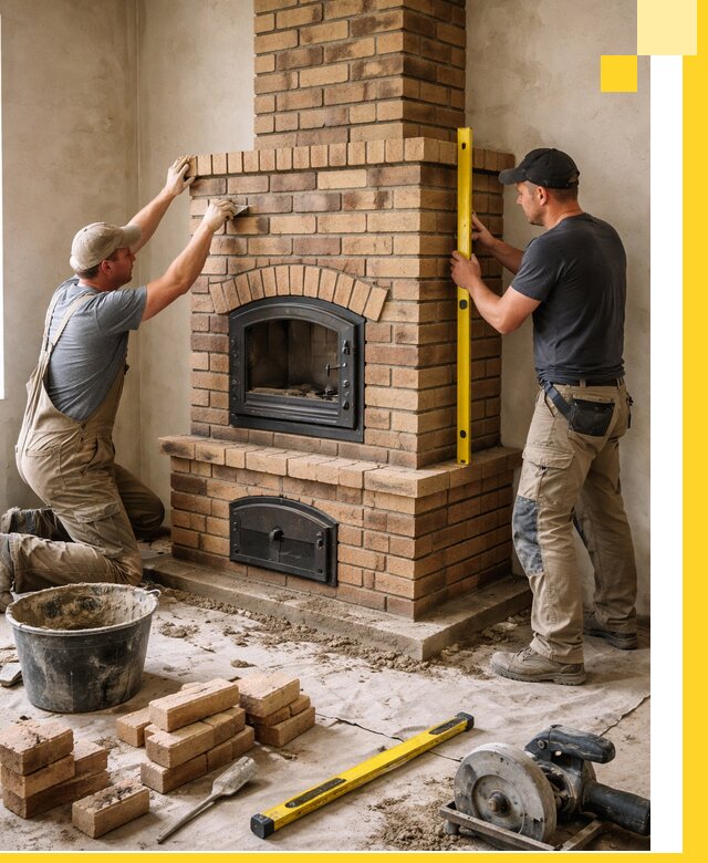 Продажа и установка печей и каминов для дома под ключ в Вичуге