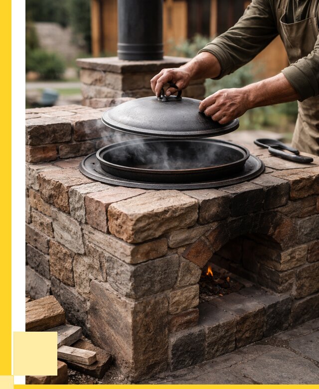 Печи для казана в Вичуге по цене от 18286 р. | ЭриданВчг