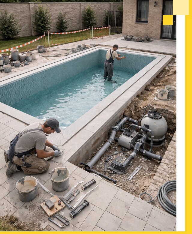 Строительство бассейнов под ключ в Вичуге: проекты и монтаж