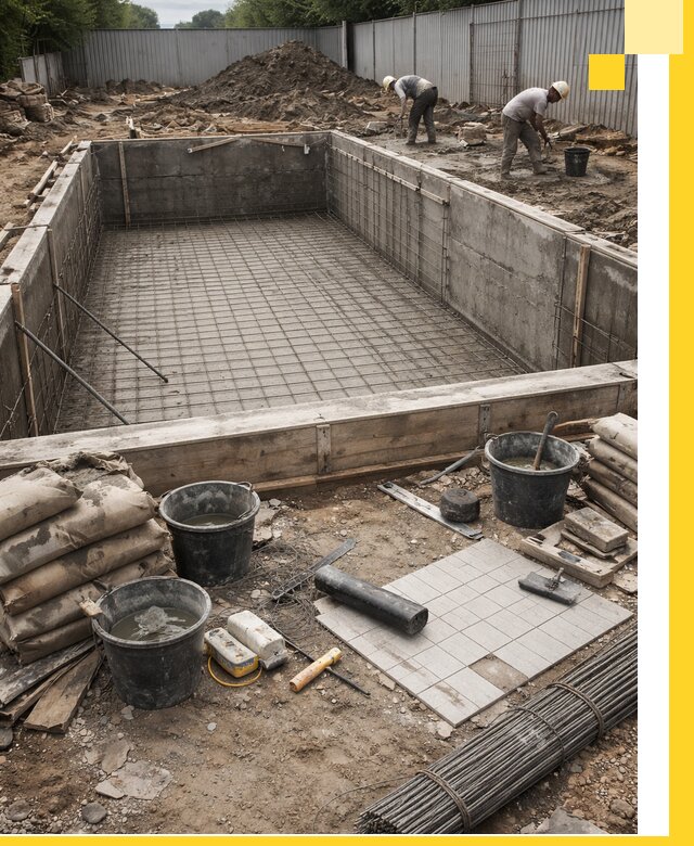 Строительство бассейнов под ключ в Вичуге, дизайн и монтаж