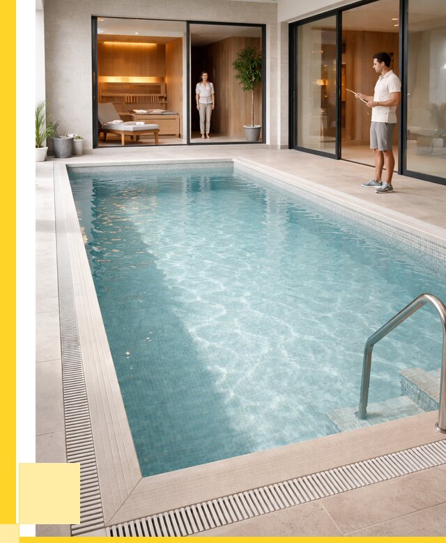 Отделка бассейна пленкой ПВХ в Вичуге от 3556 р. - ЭриданВчг