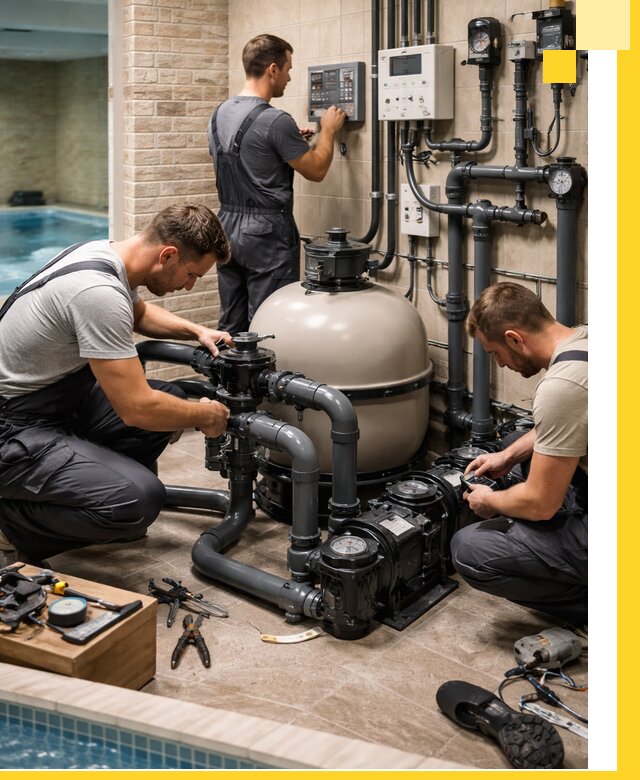 Комплексное оборудование для бассейнов под ключ в Вичуге