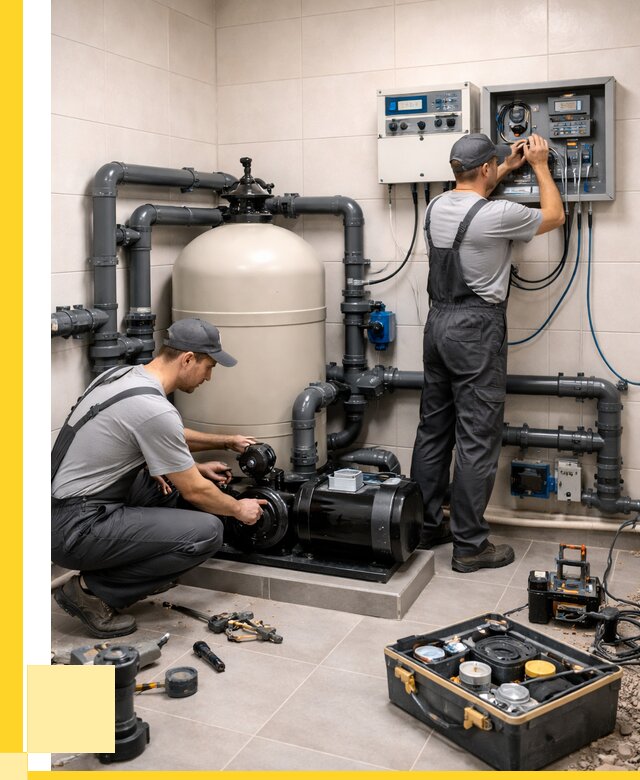 Монтаж оборудования для бассейнов в Вичуге от 40636 р. | ЭриданВчг