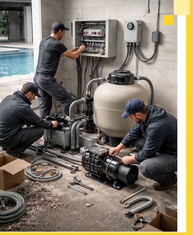 Профессиональный монтаж оборудования для бассейнов в Вичуге