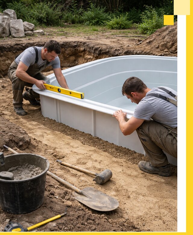 Производство и установка пластиковых бассейнов в Вичуге под ключ