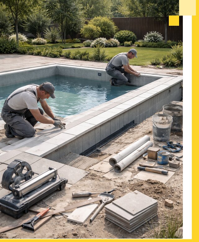 Строительство открытых бассейнов под ключ в Вичуге профессионально