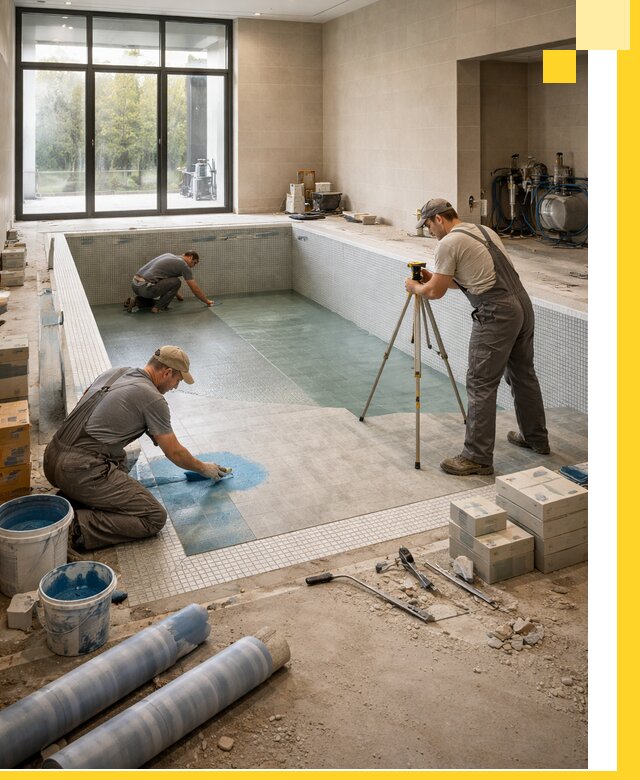 Проект и строительство закрытых бассейнов в Вичуге под ключ