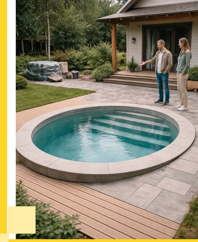 Бассейн на даче под ключ в Вичуге от 203180 р., ЭриданВчг