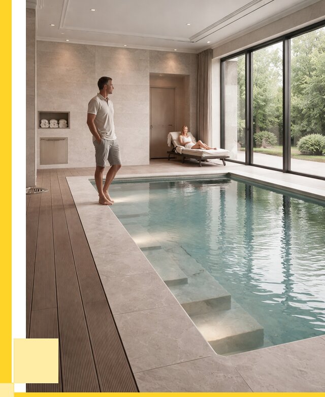 Бассейны в коттедже под ключ в Вичуге от 1219080 р. | ЭриданВчг