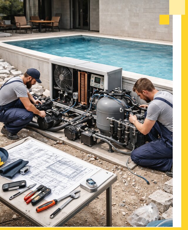 Проектирование и монтаж бассейнов с подогревом в Вичуге