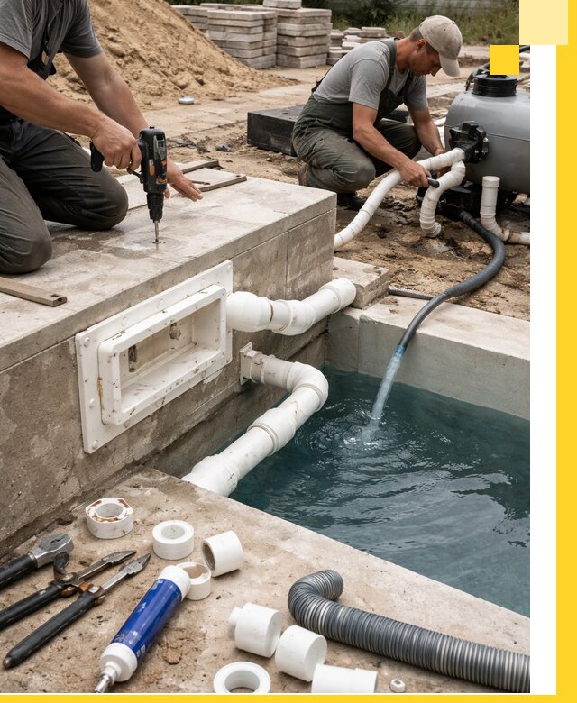 Строительство скиммерных бассейнов под ключ в Вичуге