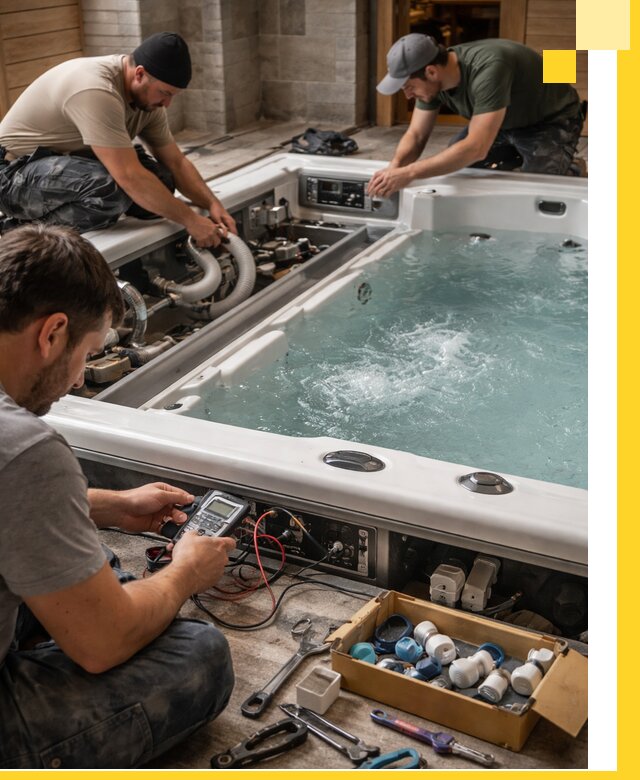 Гидромассажные бассейны под ключ в Вичуге, дизайн и монтаж