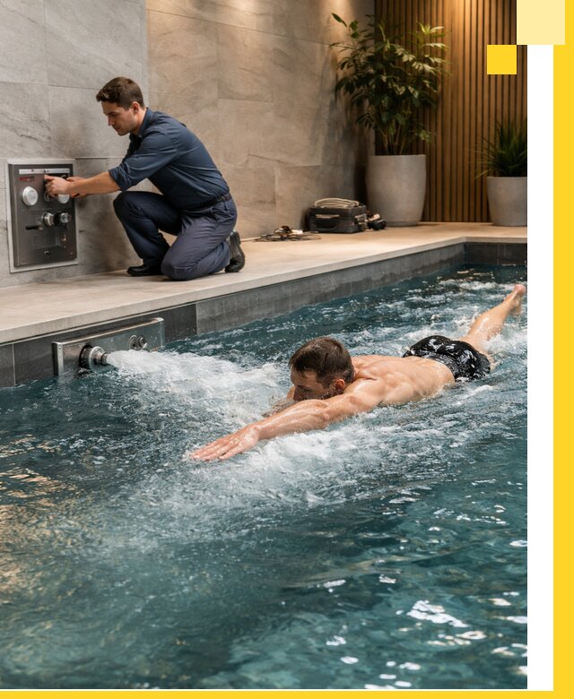 Проектирование и монтаж бассейнов с противотоком в Вичуге