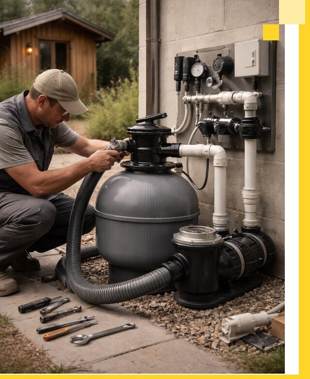 Продажа и монтаж фильтров и насосов для бассейнов в Вичуге