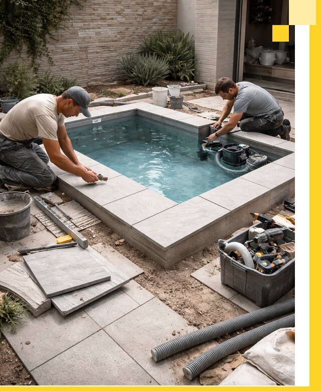 Мини бассейны под ключ в Вичуге, дизайн и установка