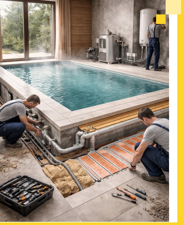 Проектирование и строительство тёплых бассейнов в Вичуге