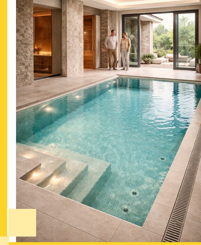 Бассейн во дворе в Вичуге: проект, отделка от 1219080 р. | ЭриданВчг