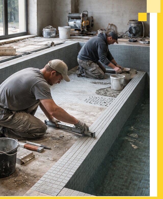 Строительство бассейна в частном доме в Вичуге под ключ