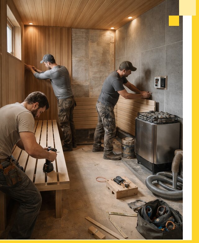 Сауны под ключ в Вичуге, проектирование, строительство, отделка