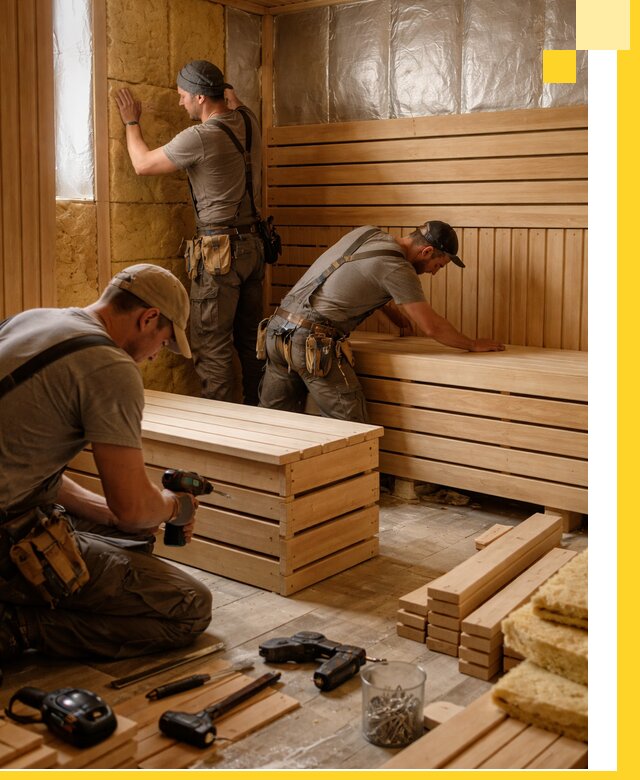 Профессиональное строительство саун под ключ в Вичуге