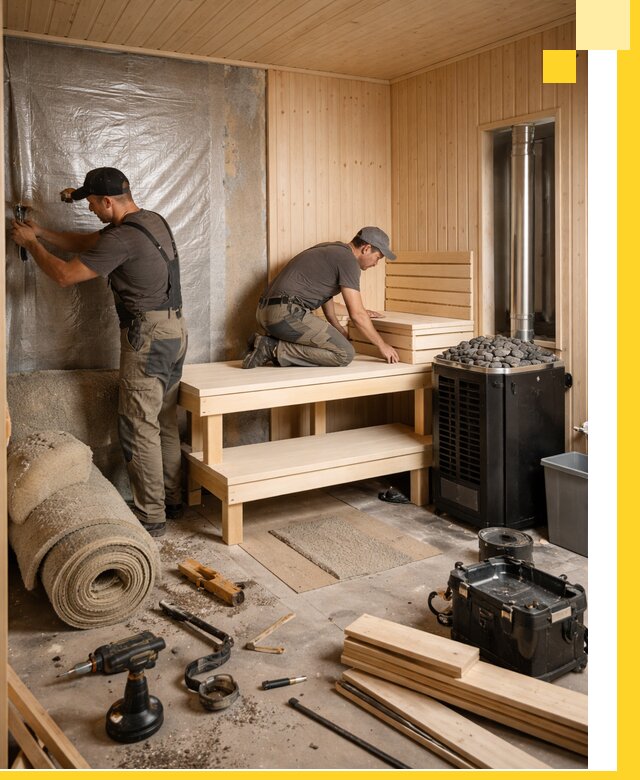 Проекты саун под ключ в Вичуге дизайн и строительство