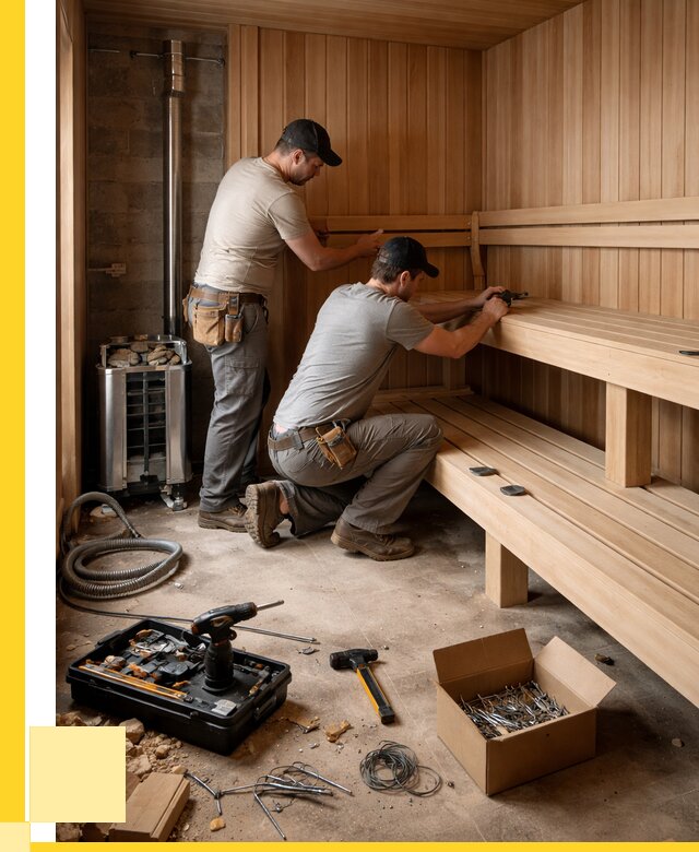Монтаж саун под ключ в Вичуге от 121908 р. | ЭриданВчг