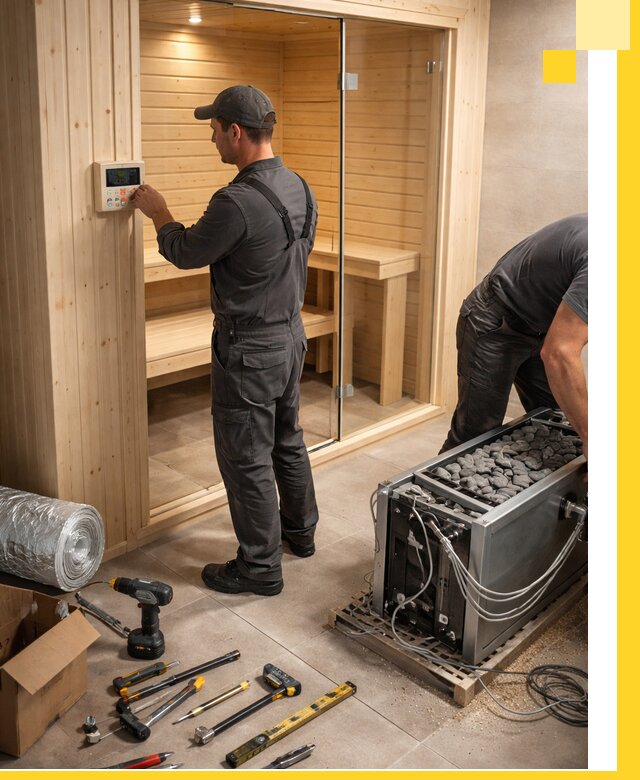 Поставка, установка и монтаж электрических саун в Вичуге