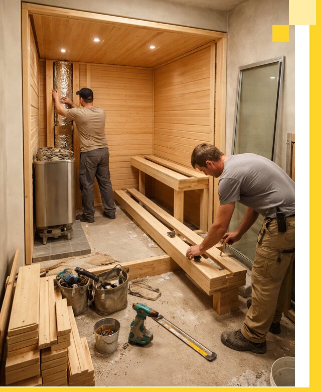 Проектирование и установка домашних саун под ключ в Вичуге