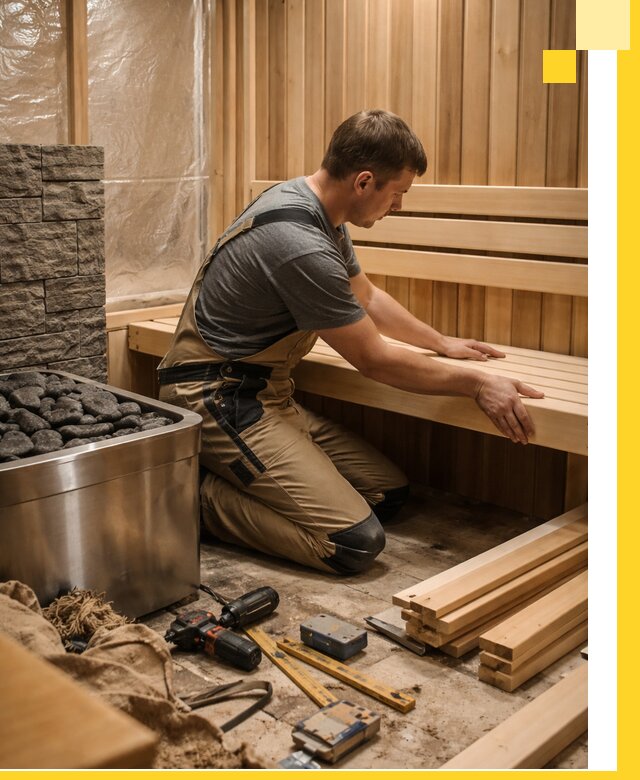 Сауны для дома под ключ с проектированием и монтажом в Вичуге