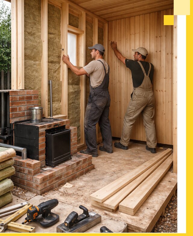 Строительство и установка дачных саун под ключ в Вичуге