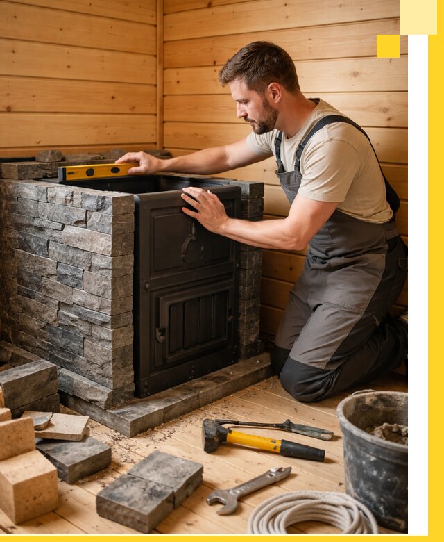 Производство и установка печей для саун под ключ в Вичуге