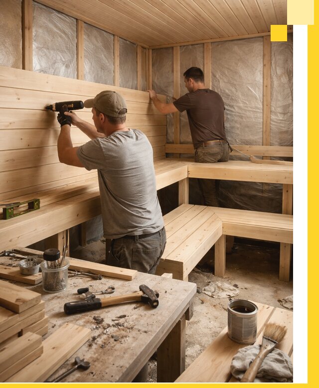 Профессиональная отделка бань и саун под ключ в Вичуге