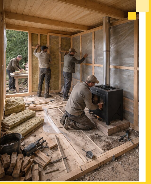 Профессиональный монтаж бань под ключ в Вичуге для дома