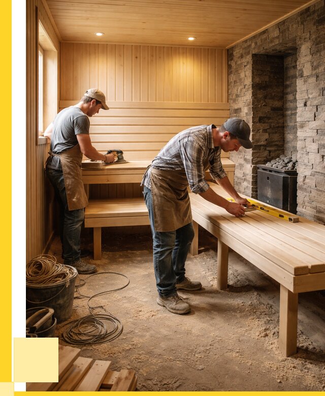 Отделка бани в Вичуге: внутренняя отделка от 3048 р. | ЭриданВчг