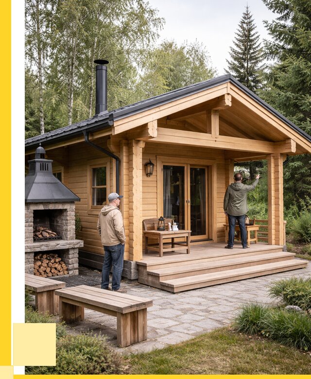 Деревянные бани под ключ в Вичуге от 457155 р. | ЭриданВчг