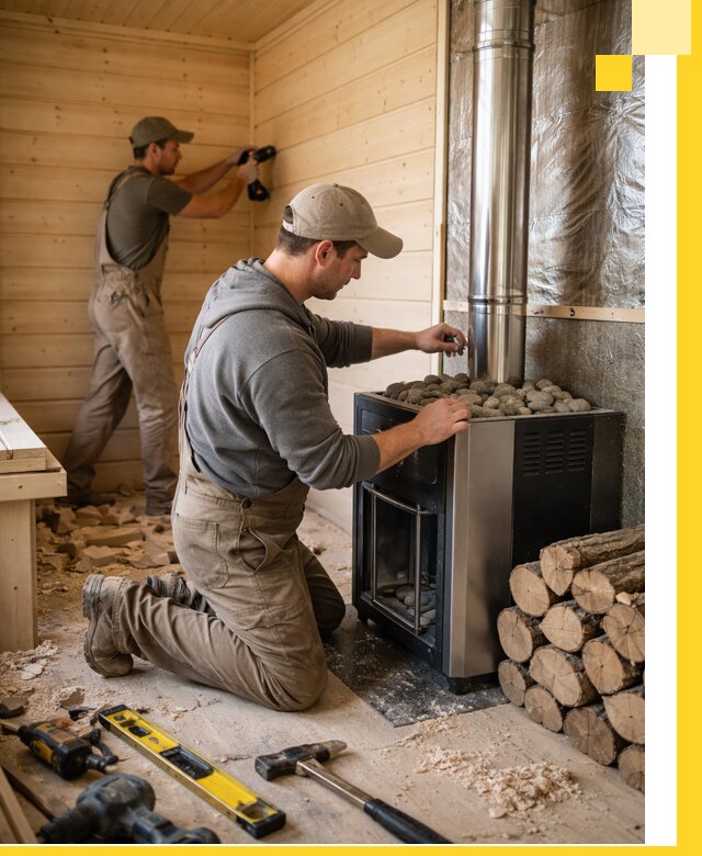 Строительство деревянных бань под ключ в Вичуге проекты и монтаж