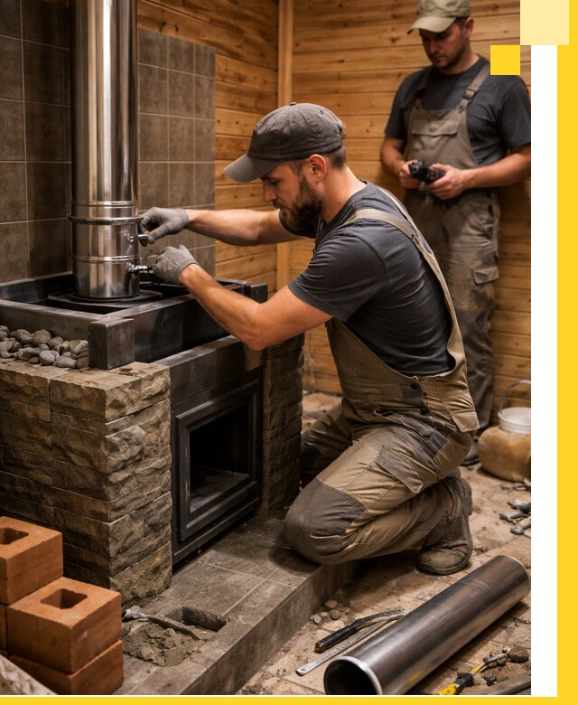 Изготовление и установка банных печей под ключ в Вичуге